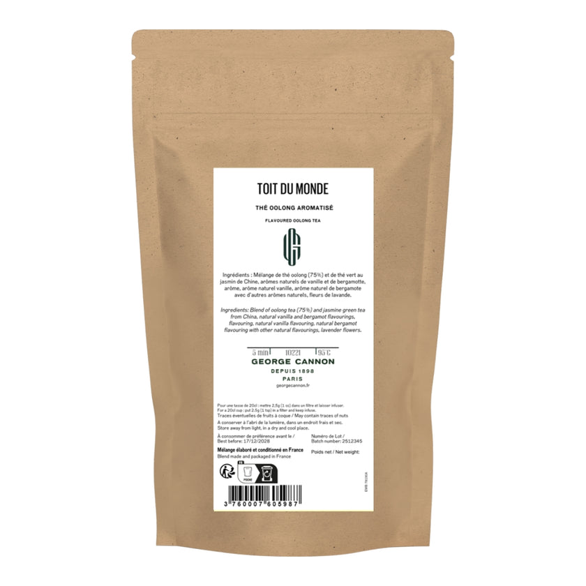 LE TOIT DU MONDE - Thé Oolong aromatisé