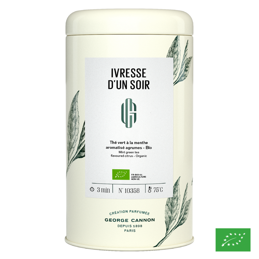 IVRESSE D'UN SOIR - Thé vert à la menthe aromatisé agrumes - Bio