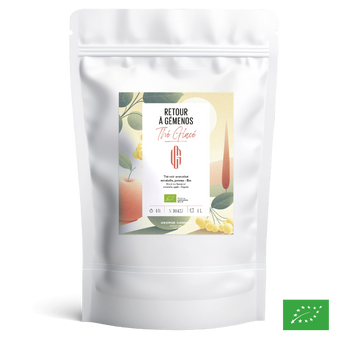 RETOUR À GÉMENOS - Thé noir glacé aromatisé mirabelle, pomme - Bio