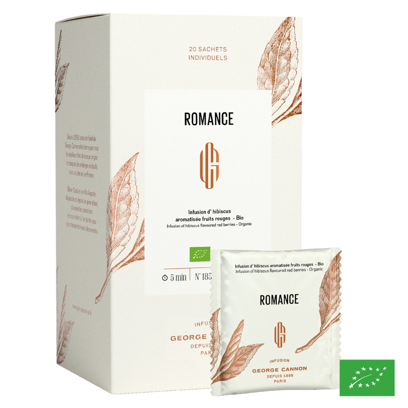 ROMANCE - Infusion d'hibiscus aromatisée fruits rouges - Bio