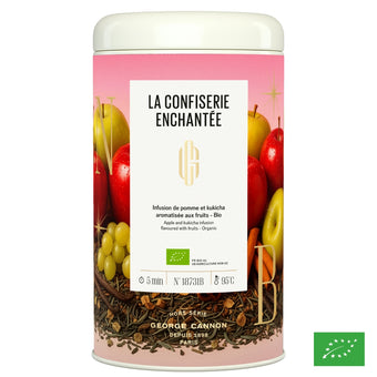 LA CONFISERIE ENCHANTÉE - Infusion de pomme et Kukicha aromatisée aux fruits - Bio