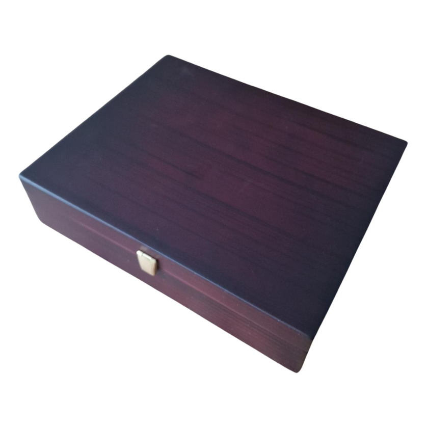 COFFRET BOIS 6 COMPARTIMENTS